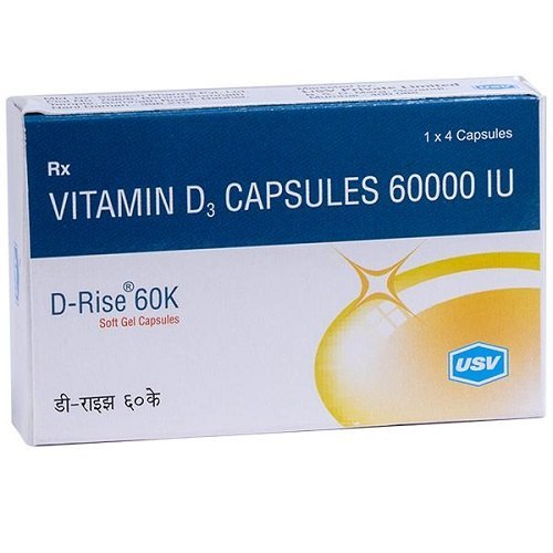 D-Rise 60K Capsule 4's for strong bones