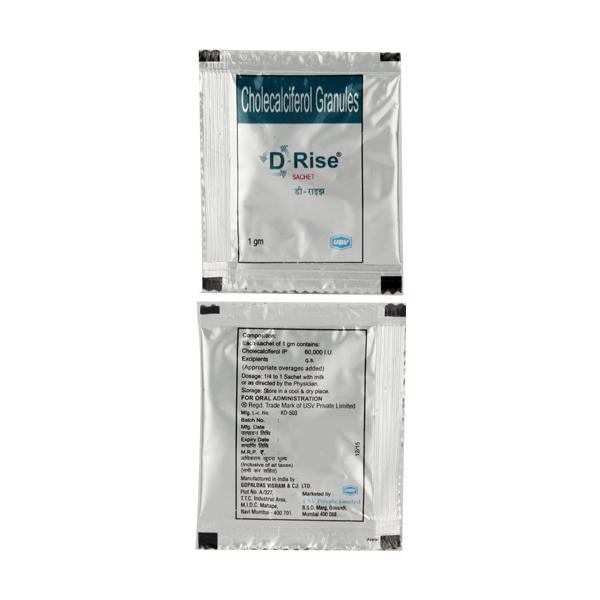 D-Rise Granules Sachet 1g supplement for calcium absorption