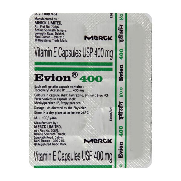 Evion 400 Capsule 10's