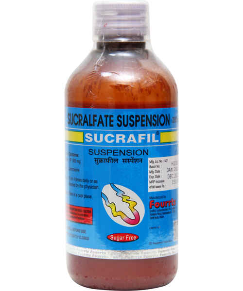 Sucrafil Suspension Sugar-Free 200ml for stomach and intestinal ulcer