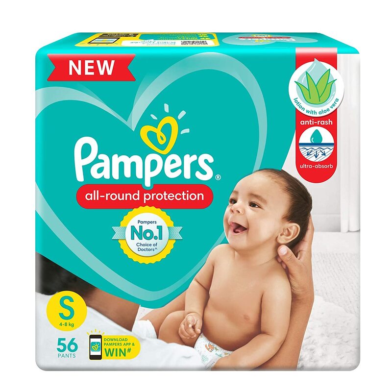 Pampers Diaper Pants Small 56's