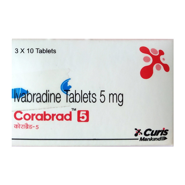 Corabrad 5 Tablet 15's to prevent angina attacks or chest pain