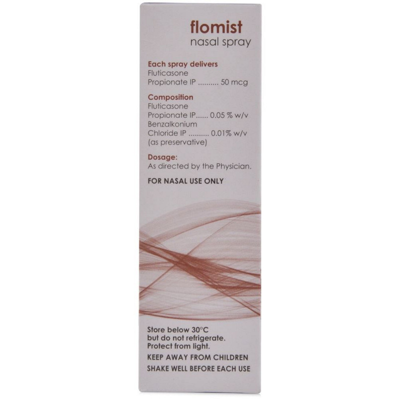 Flomist Nasal Spray 10ml allergic rhinitis, sneezing, sinus