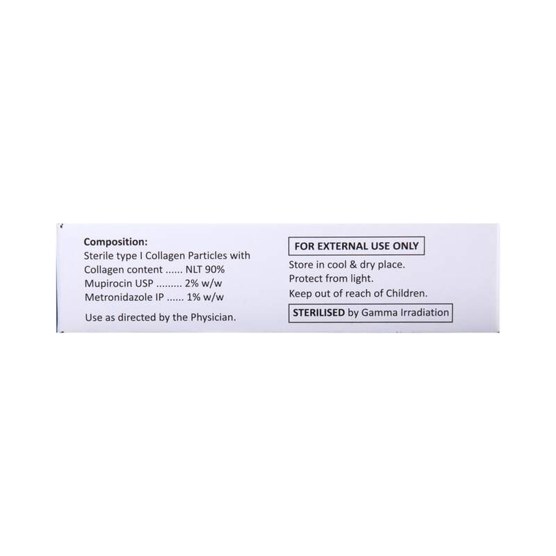 Enzomac CM Particles 10ml contains Mupirocin, Metronidazole, Collagen Peptide