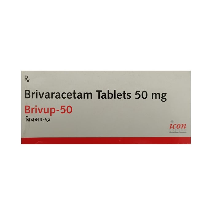 Brivup-50 Tablet 10's for Epilepsy or Seizures