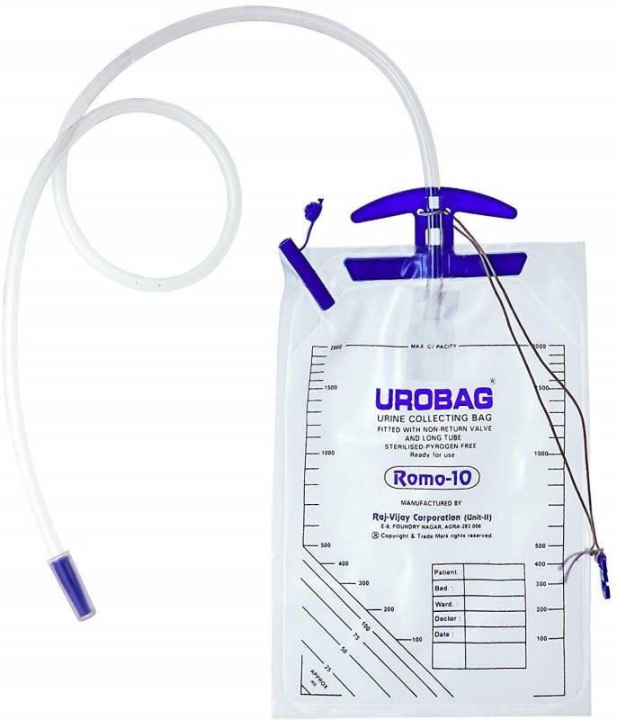 Romsons Urobag Romo-10 Urine Collection Bag 2000ml