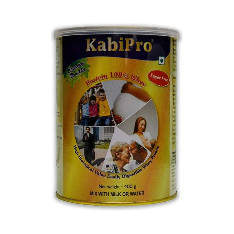 KabiPro Creamy Vanilla Sugar Free Protein Powder 400g supplement