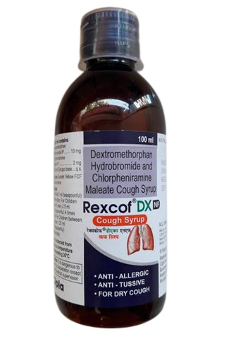 Rexcof DX NF Syrup 100ml for dry cough