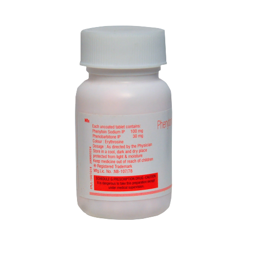 Epilan Tablet (Bottle of 150) contains Phenobarbitone 30mg, Phenytoin 100mg