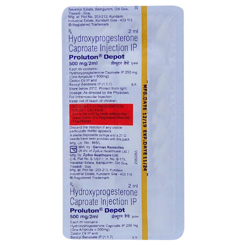 Proluton Depot 500mg Injection 2ml