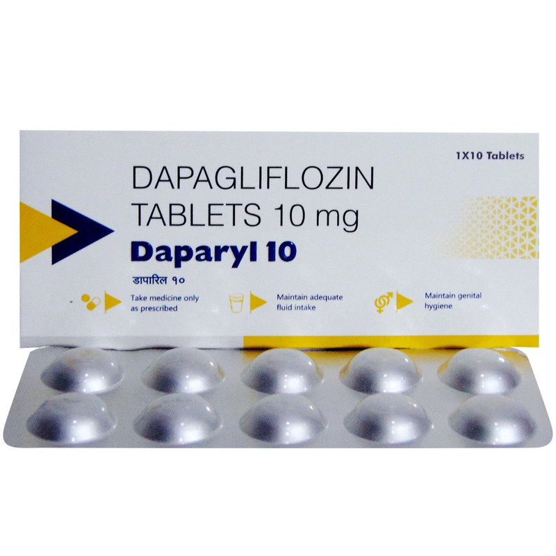 Daparyl 10 Tablet (Strip of 10) for Type 2 diabetes mellitus