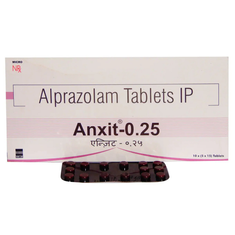 Anxit-0.25 Tablet (Strip of 15) for Anxiety