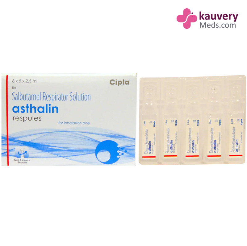 Asthalin Respules 2.5ml for asthma, Chronic obstructive pulmonary disease