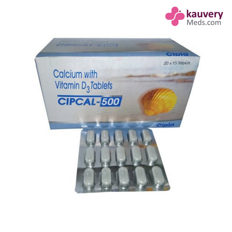 Cipcal 500 Tablet (Strip of 15) to prevent osteoporosis