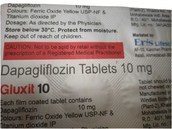 Gluxit 10 Tablet (Strip of 10) for type 2 diabetes mellitus