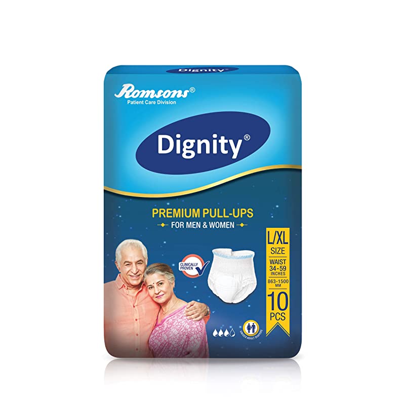 Dignity Premium Pull-Ups Adult Diaper L/XL (Pack of 10)