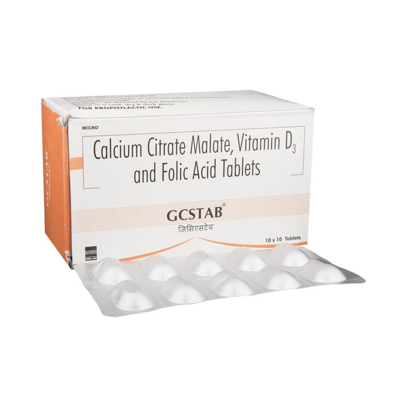 GCSTAB Tablet (Strip of 10) for bone strength