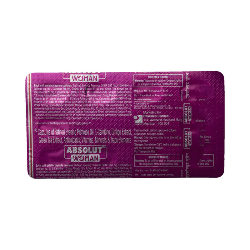 Absolut Woman Capsule (Strip of 10)