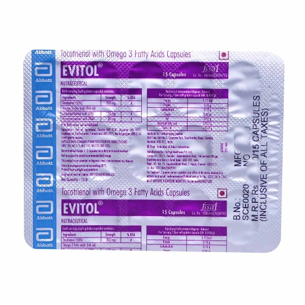 Evitol Capsule (Strip of 15)