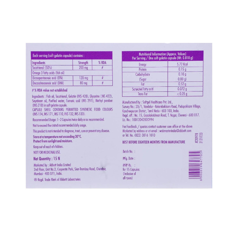 Evitol Capsule (Strip of 15)