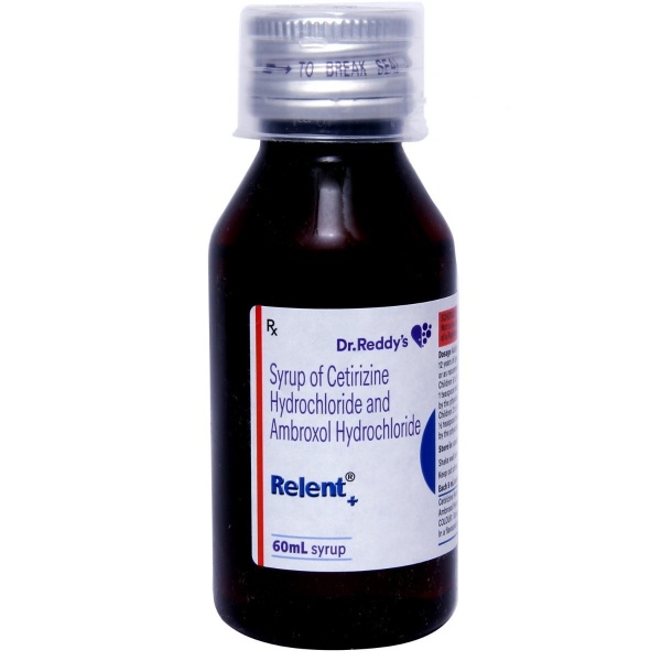 Relent Plus Syrup 60ml for cough