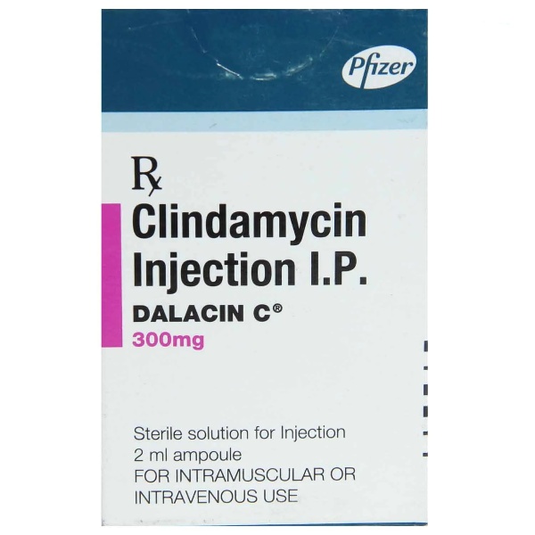 Dalacin C 300mg Injection 2ml for bacterial infections