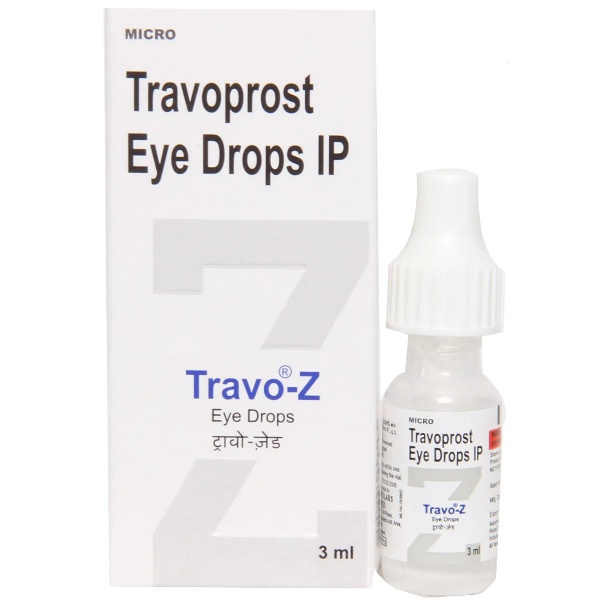 Travo-Z Eye Drops 3ml for glaucoma and ocular hypertension