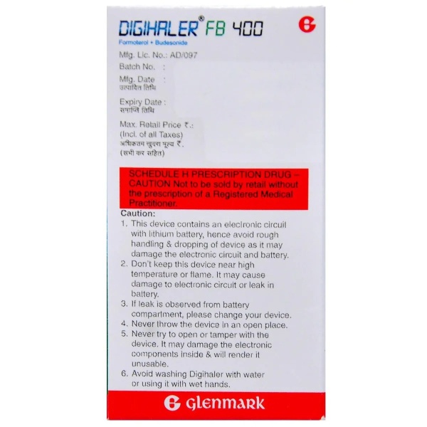 Digihaler FB 400 Inhaler 120 MDI