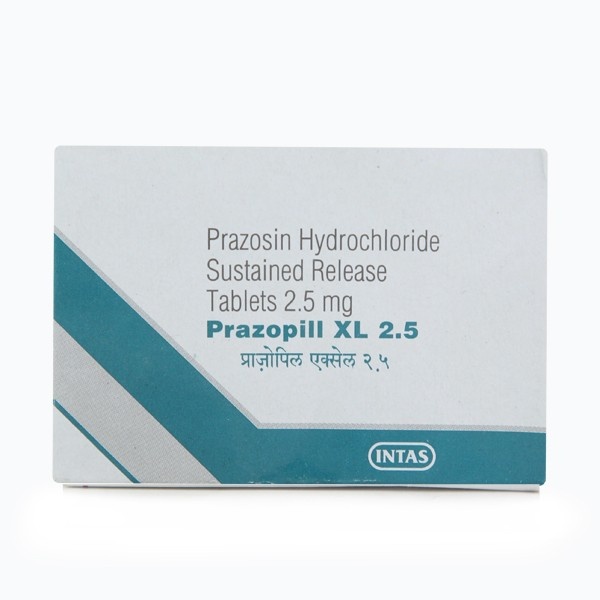 Prazopill XL 2.5 Tablet (Strip of 30) for hypertension and heart failure