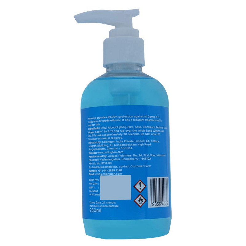 NovoRub Floral Sanitizer/Hand Rub 250ml