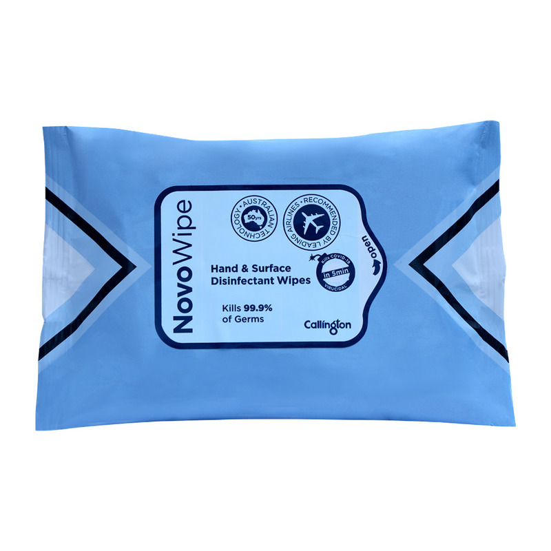 NovoWipe Hand & Surface Wipes (Pack of 30)