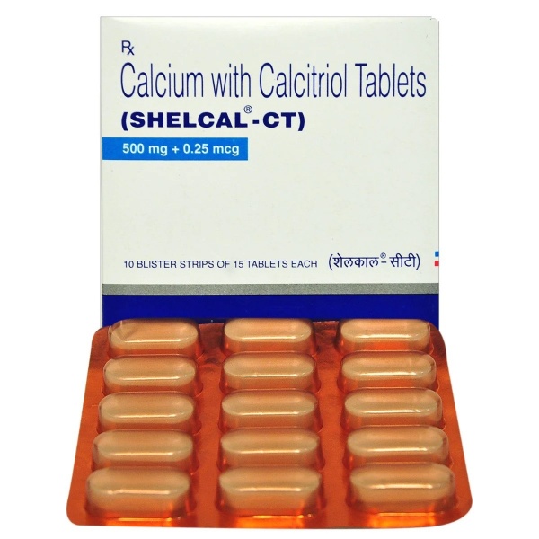 Shelcal CT Tablet 15's for Calcium Deficiency