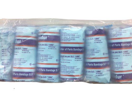 Rapidur Blue Plaster of Paris Cast Bandage 10cm x 2.7m used for correction of deformities