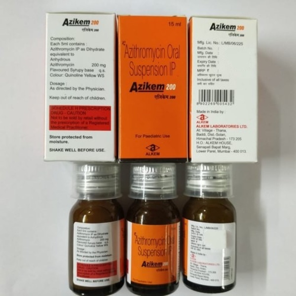 Azikem 200 Suspension 15ml