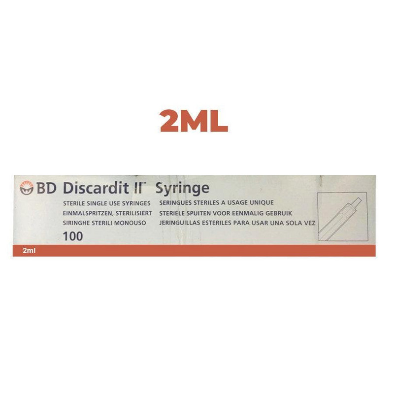 BD Discardit II Syringe with 24G Needle 2ml