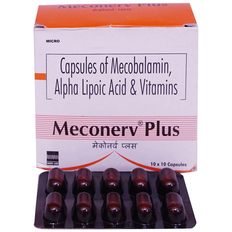 Meconerv Plus Capsule 10's for peripheral neuropathy, neuropathy