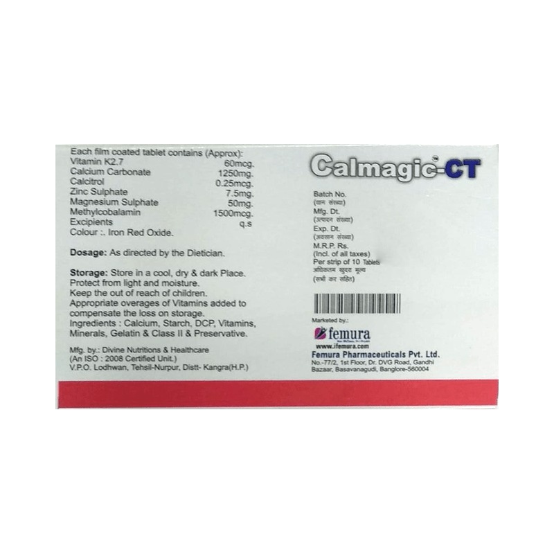 Calmagic CT Tablet (Strip of 10)