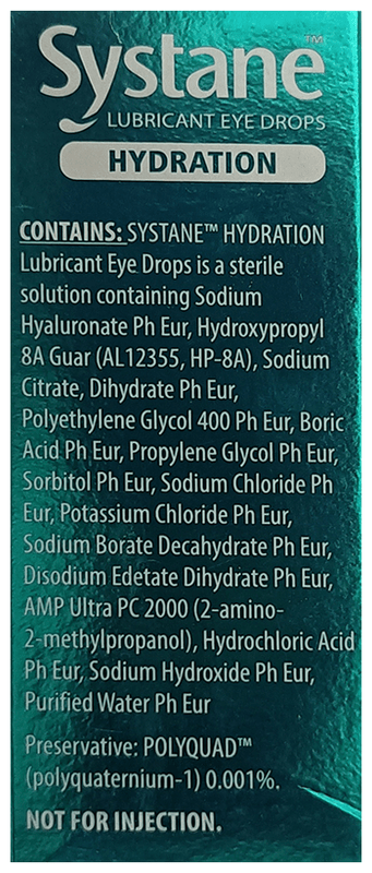 Systane Hydration Lubricant Eye Drops 10ml