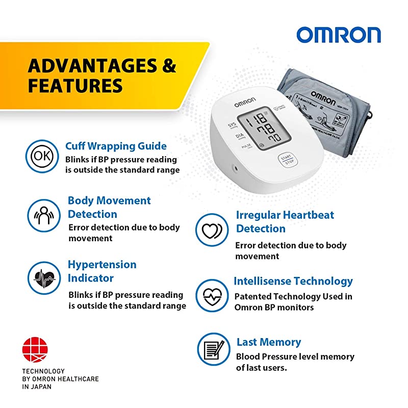 Omron HEM-7121J Blood Pressure Monitor