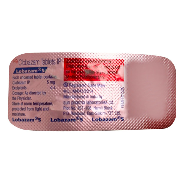 Lobazam 5 Tablet (Strip of 10)