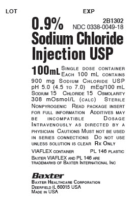 Baxter Normal Saline Infusion 100ml