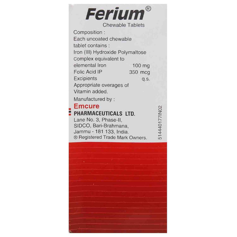 Ferium Chewable Tablet (Strip of 10)