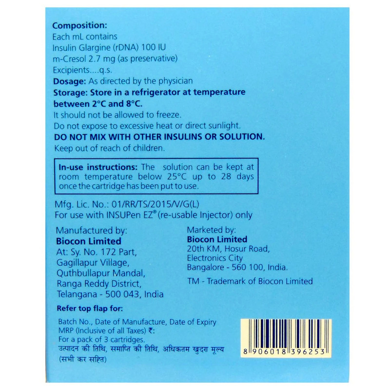 Basalog 100IU/ml Refill Cartridge 3ml