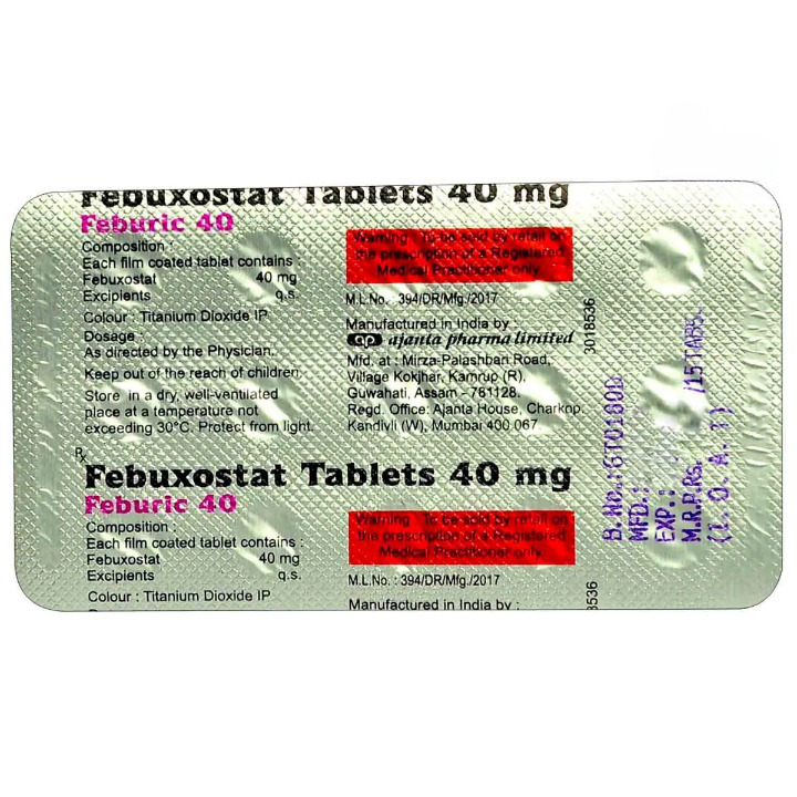 Feburic 40 Tablet (Strip of 15)