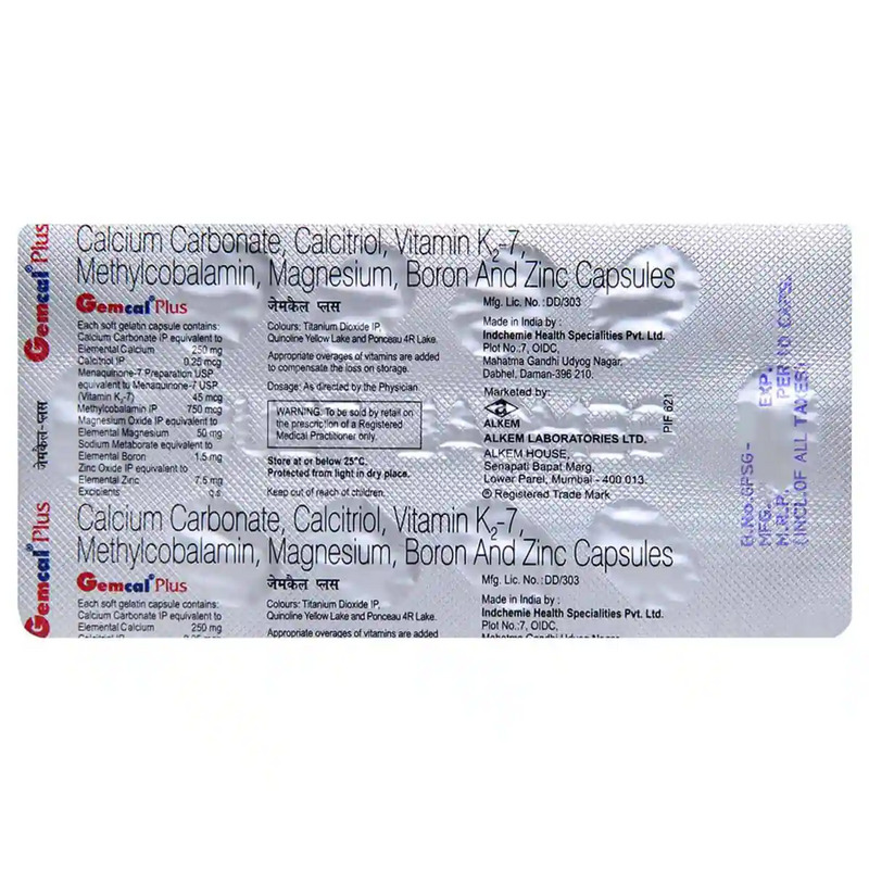 Gemcal Plus Capsule 10's