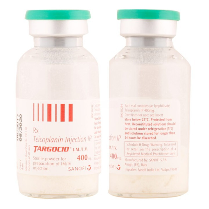 Targocid 400mg IM/IV Injection (1 Vial)