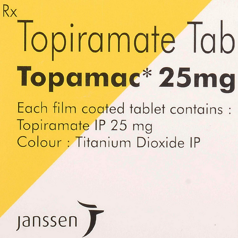 Topamac 25mg Tablet 10's