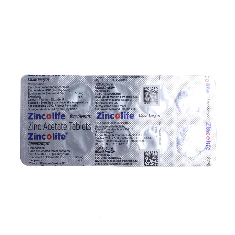 Zincolife Tablet 10's