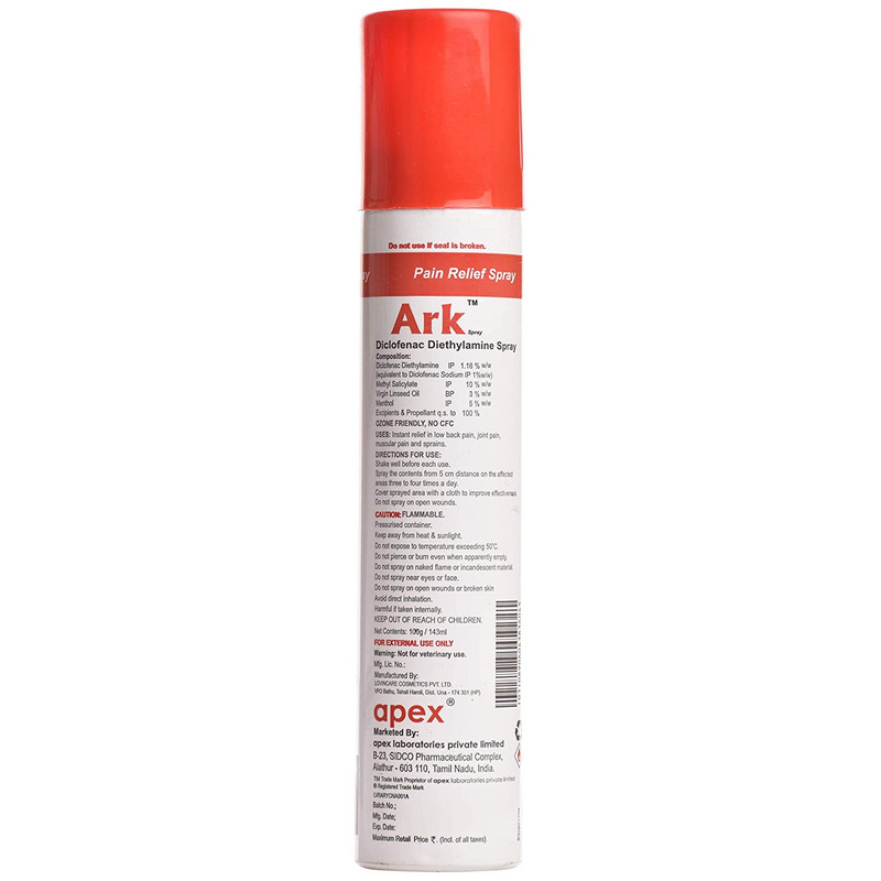 Ark Pain Relief Spray 100g