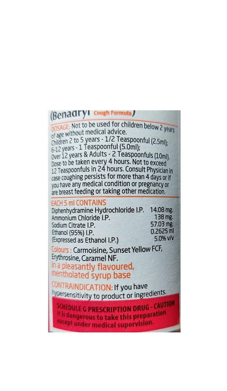 Benadryl Syrup 150ml